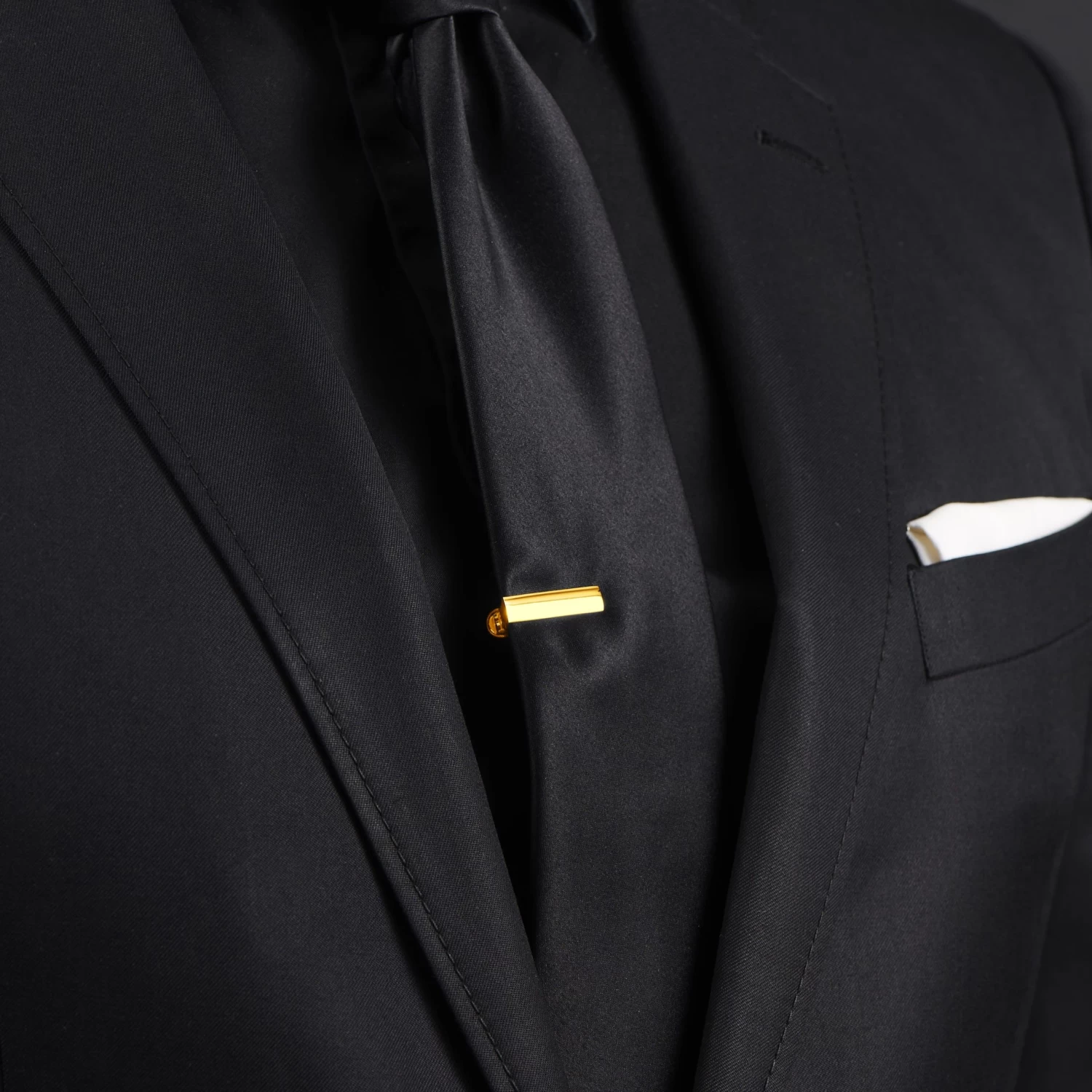 Mini Gold-Tone Tie Clip - Image 4