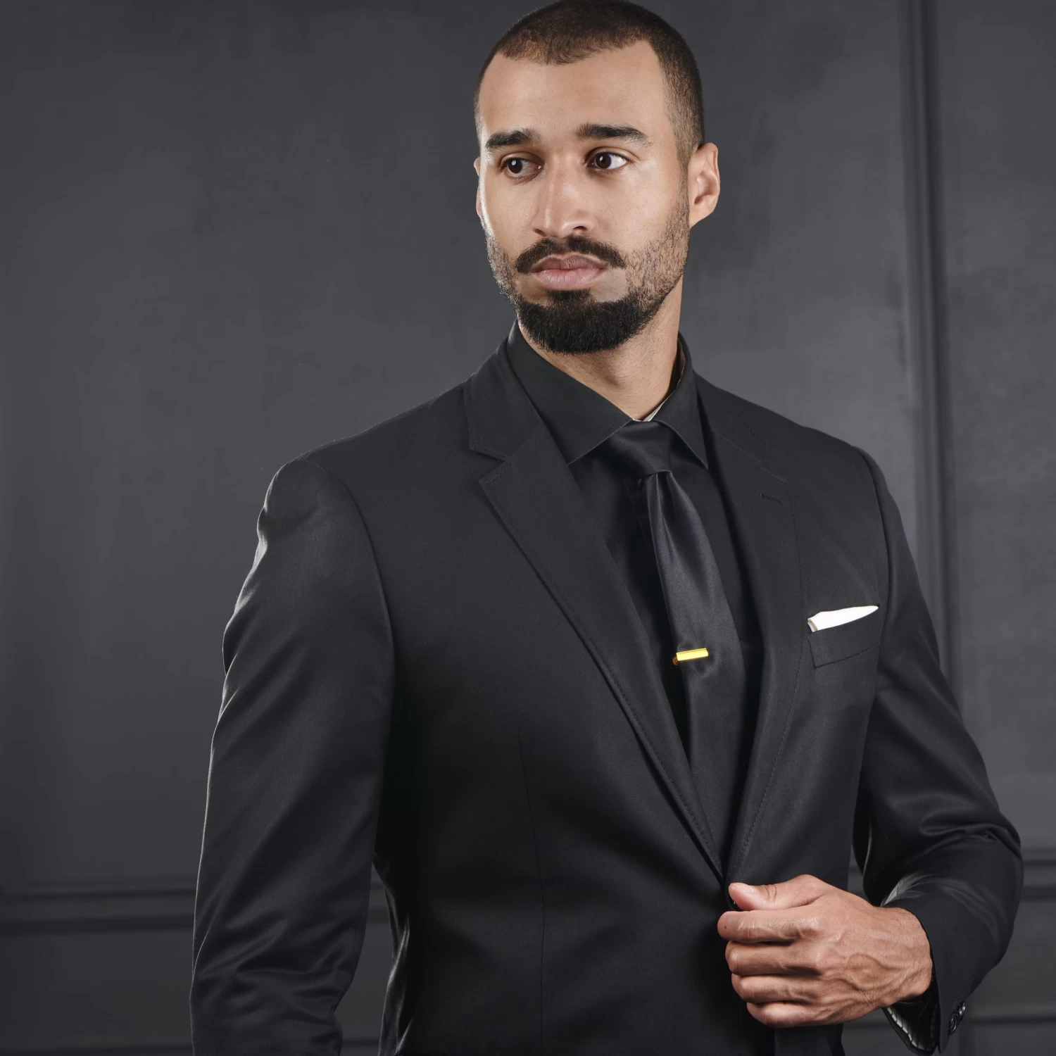 Mini Gold-Tone Tie Clip - Image 5