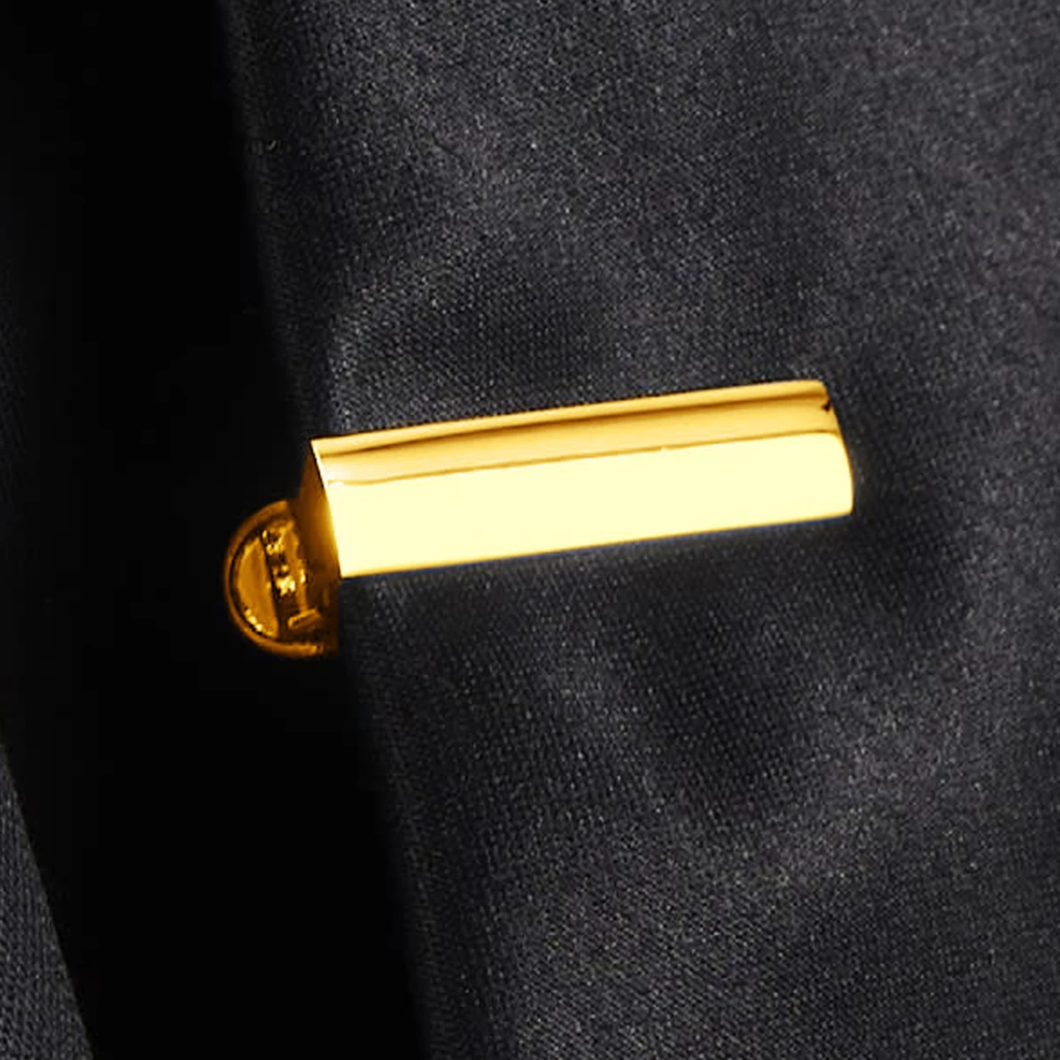 Mini Gold-Tone Tie Clip - Image 6