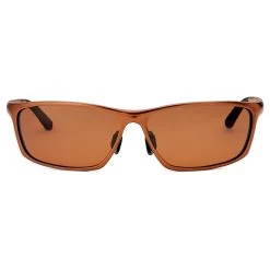 Brown & Terracotta Polarised Aluminium Sunglasses