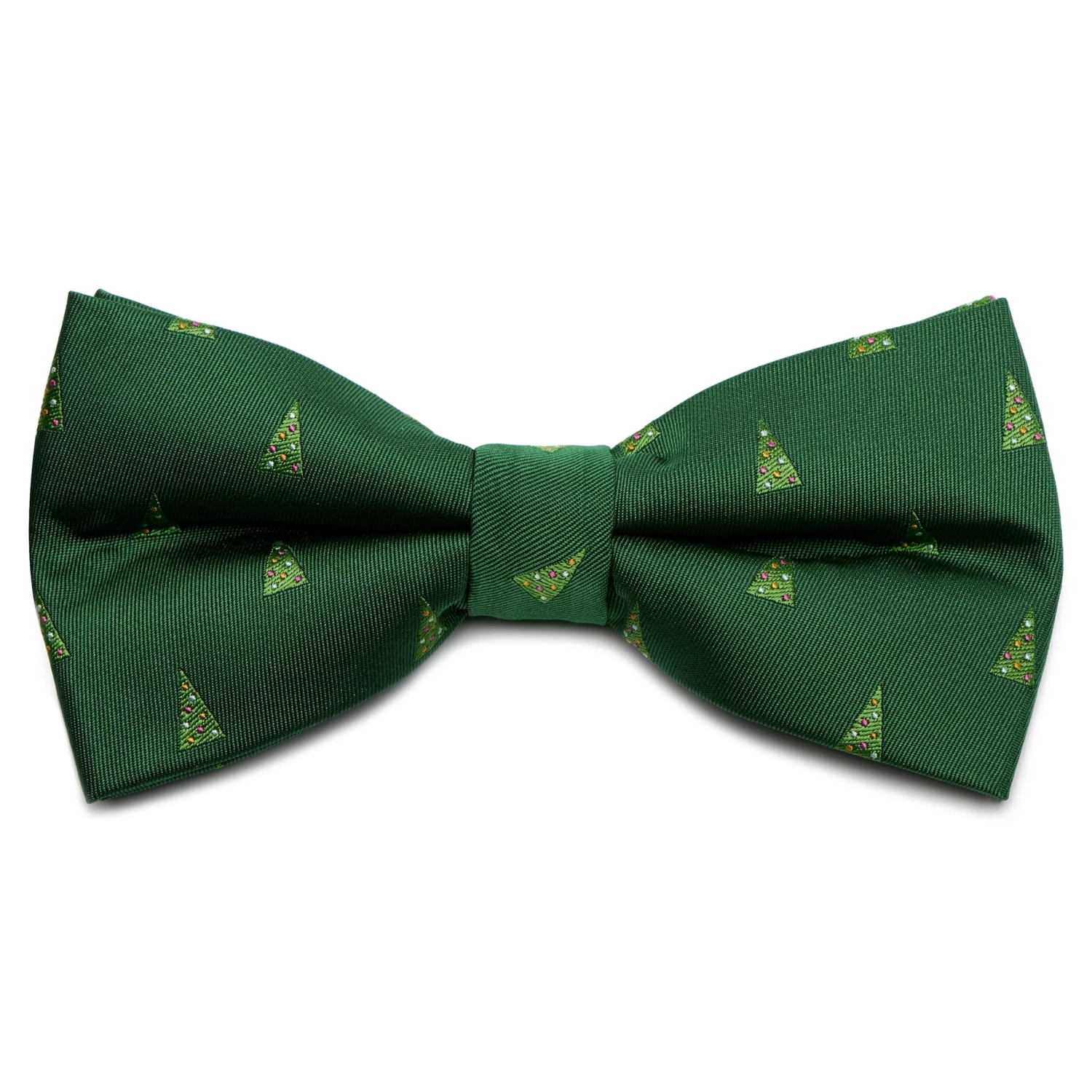 Bold Green Christmas Tree Pre-Tied Bow Tie