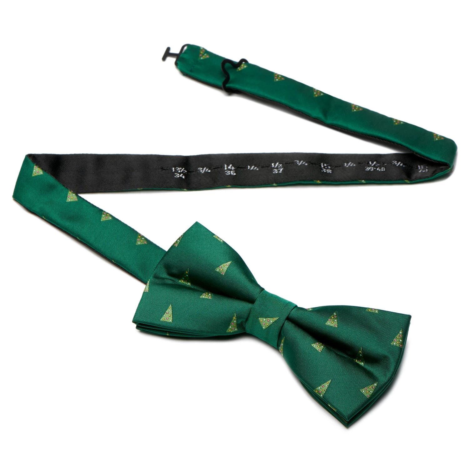 Bold Green Christmas Tree Pre-Tied Bow Tie - Image 5