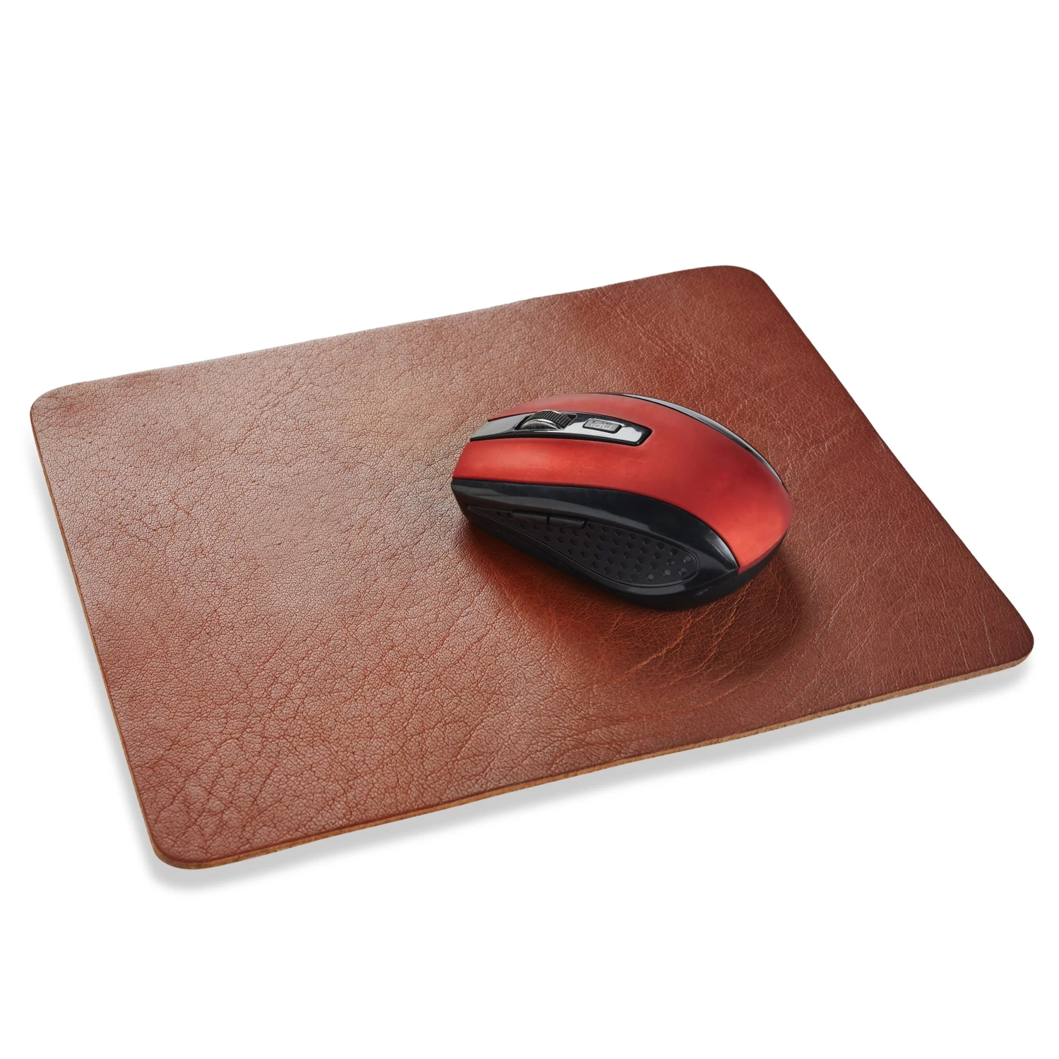 Mouse Pad | Mocca Buffalo Leather | Rectangular - Image 2